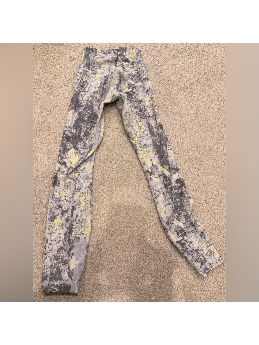 lululemon athletica Kids Leggings in Gray and Yellow
